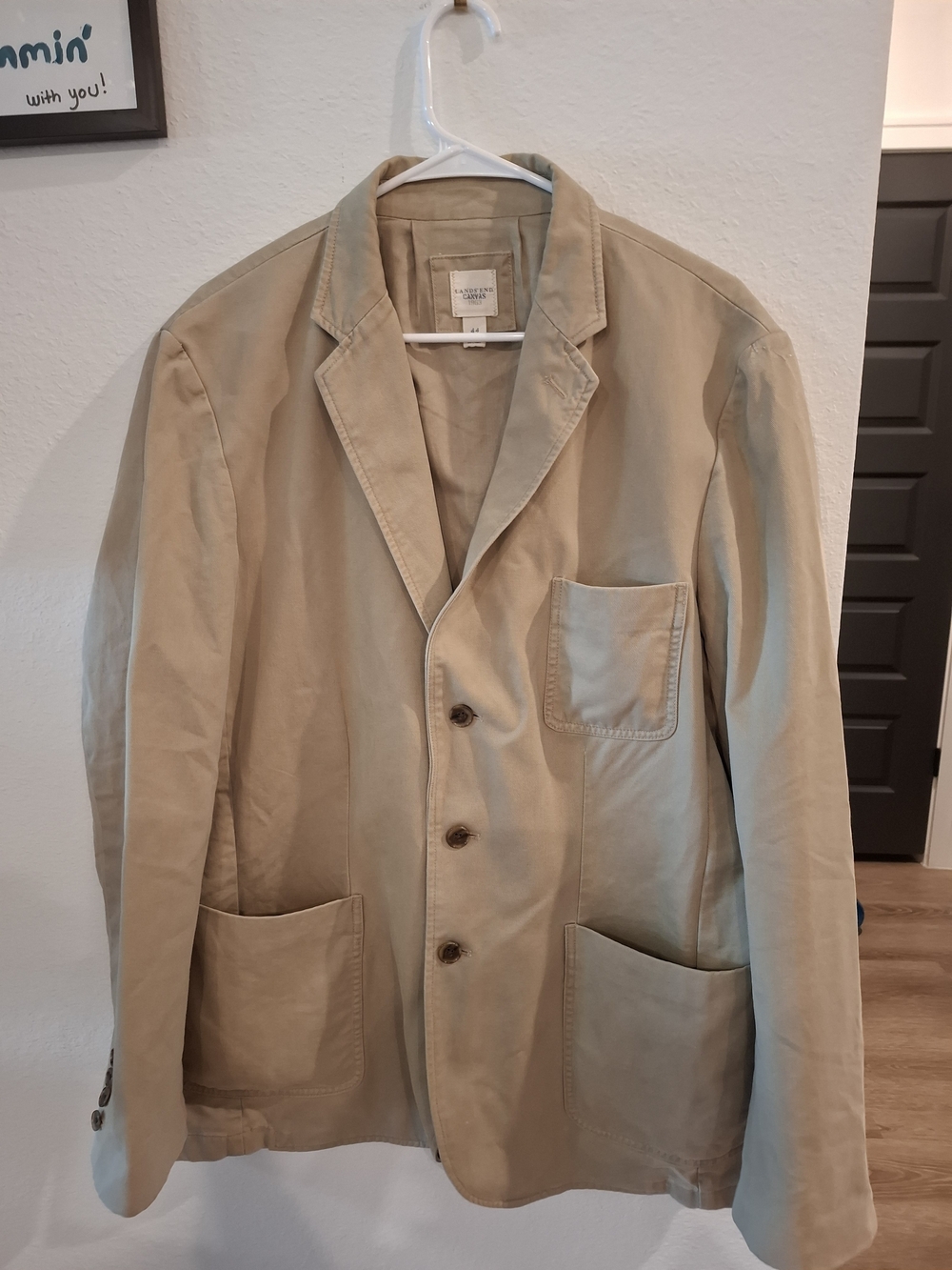 Mens Beige Cotton Chore Jacket - Madewell